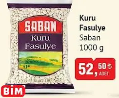 SABAN KURU FASULYE 1000 G